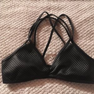 Sexy black bikini top